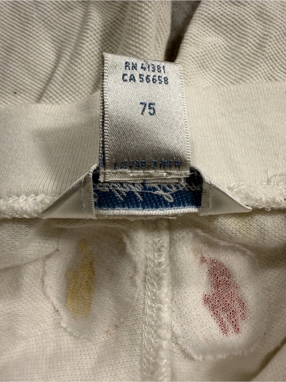 Ralph Lauren 9M Baby White Polo Pony Joggers 100% Cotton Designer Preppy